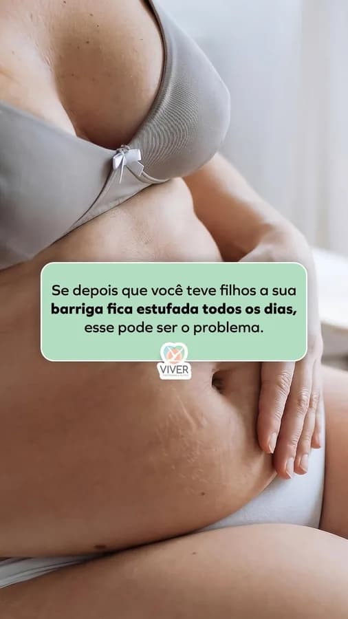 A barriga que não volta no pós-parto